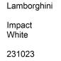 Preview: Lamborghini, Impact White, 231023.